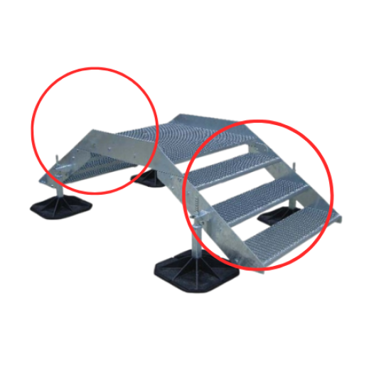 2 Step over section, weld assembly, BBJ