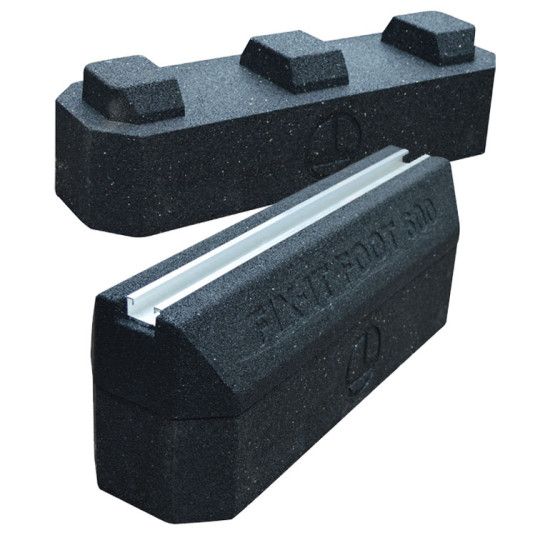 Fastening system floor FIX-IT-FOOT 250mm, with channel "small" BBJ