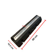 ANTI-VIBRATION FLOOR FASTENING SYSTEM FIX-IT-FOOT 600mm with ''LARGE'' channel BBJ