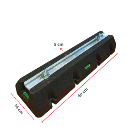 ΑΝΤΙΚΡΑΔΑΣΜΙΚΟ ΣΥΣΤΗΜΑ ΣΤΕΡΕΩΣΗΣ ΔΑΠΕΔΟΥ RUBBER ACR600mm με κανάλι ACRTOOLS