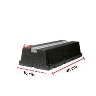 ANTI-VIBRATION FLOOR FASTENING SYSTEM RUBBER 400mm with channel 550kg VECAMCO