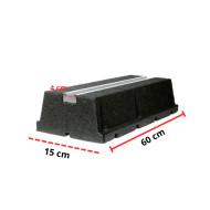 RUBBER FLOOR FIXING SYSTEM 600mm with channel VECAMCO 
