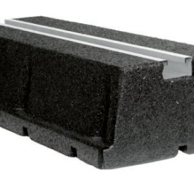 RUBBER FLOOR FIXING SYSTEM 600mm with channel VECAMCO 