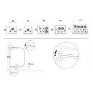 Κανάλια για A/C 65#50 EURO-PLUS (βαθύ με φίλμ) "VECAMco"
