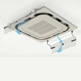 ΠΡΟΣΤΑΣΙΑ από ΑΕΡΑ AC AIR DEFLECTOR για κασέτα οροφής 60cm ACRTOOLS