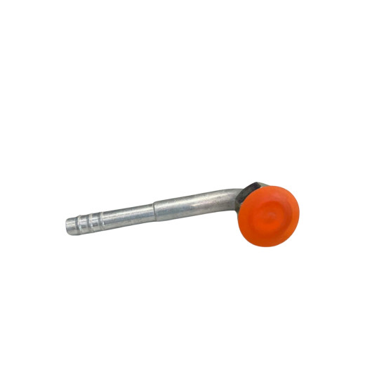 Akro-flare-6-thylhko-flare-BARB-90deg-gwnia-Omega