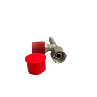 ΕΥΘΕΙΟ ΑΚΡΟ ORING #6 με Λήψη Πλήρωσης (QUICK COUPLER) OMEGA 