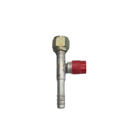 ΕΥΘΕΙΟ ΑΚΡΟ ORING #8 με Λήψη Πλήρωσης (QUICK COUPLER) OMEGA 
