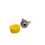 ΕΥΘΕΙΟ ΑΚΡΟ ORING #10 με Λήψη Πλήρωσης (QUICK COUPLER) OMEGA 