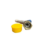 ΑΚΡΟ ORING #10 με Λήψη Πλήρωσης (QUICK COUPLER) 45° γωνία Omega 