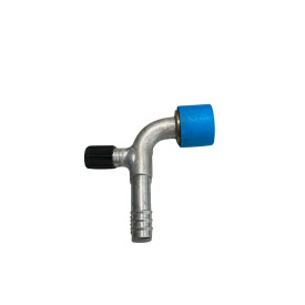 ΑΚΡΟ ORING #10 με Λήψη Πλήρωσης (QUICK COUPLER) 90° γωνία Omega 
