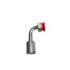 AΚΡΟ ORING ROT-0R(10) ΜΕ ΑΤΣΑΛΙΝΗ ΓΩΝΙΑ 90° για FREON 134 910-1088 (με ενσωματωμένο κεάφιο)