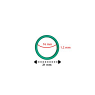 O-Ring 12t (1.2 mm thickness) for R134a