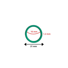 ΕΛΑΣΤΙΚΟ ORING 12t (πάχος 1.2mm) για R134(a)