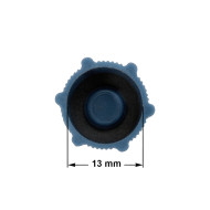 ΤΑΠΑ XAMHΛΗΣ R134(a) 13mm μαύρη (L) OMEGA