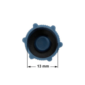 ΤΑΠΑ XAMHΛΗΣ R134(a) 13mm μαύρη (L) OMEGA