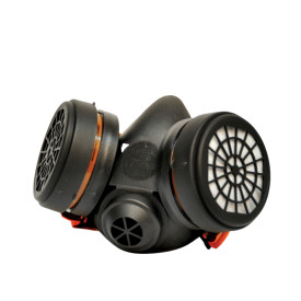 Μάσκα μισού προσώπου (καλύπτει μύτη & στόμα) με 2 φίλτρα σκόνης 755-Α1 CLIMAX Ισπανίας 