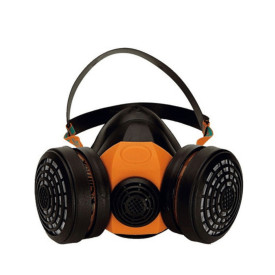 Μάσκα μισού προσώπου (καλύπτει μύτη & στόμα) με 2 φίλτρα σκόνης & "κεφαλόδεσμο" 756-Α1 CLIMAX Ισπανίας