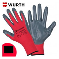 PROTECTIVE GLOVES RED, NITRILE