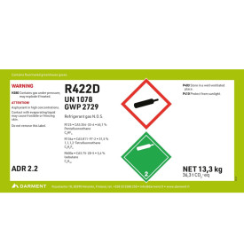 Refrigerant R422D (kg) ACRTOOLS