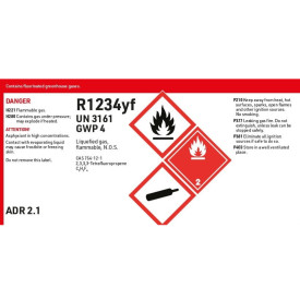Refrigerant R1234yf (kg) ACRTOOLS