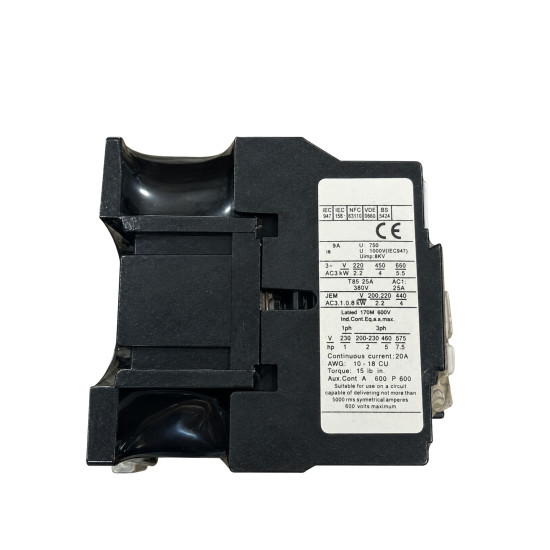 LC1D0901M7-4kW-3-pole-Power-rail-relay-ACRTOOLS  