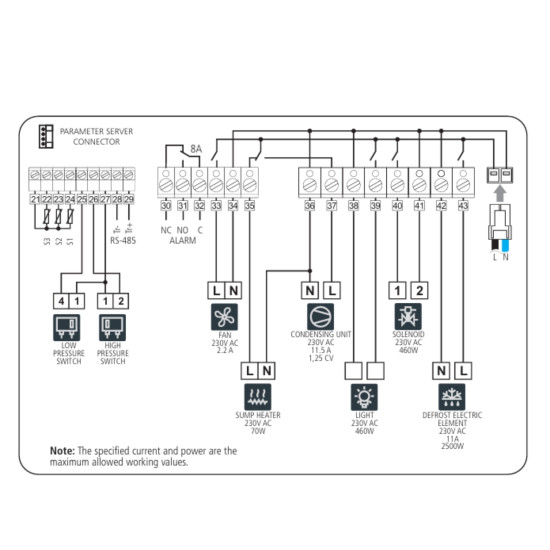 Electrical-control-panel-data-logger-AKO-15640-up-to-2hp-220V-PROPLUS-1F-AKO