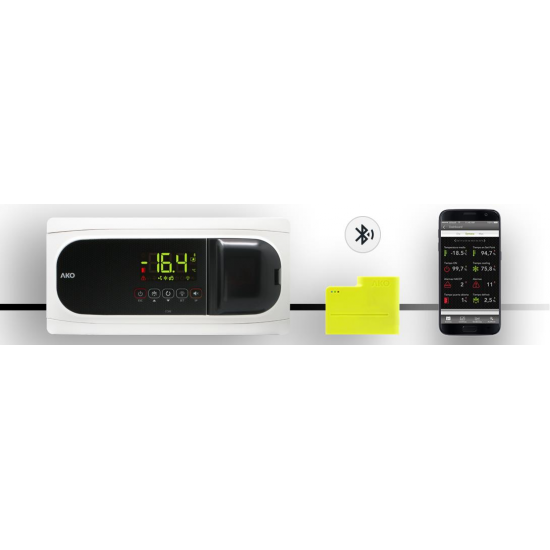 ADVANCED TEMPERATURE CONTROLLER FOR COLD ROOMS AKO-16524A