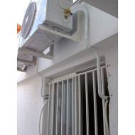 WALL AIR CONDITIONER BRACKETS ANGLE STABLE WHITE SUITABLE FOR 15-60000 btu GIGAS B OPTION