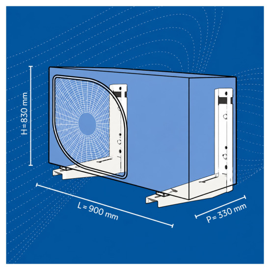 CEILING-AIR-CONDITIONER-BRACKETS-STABLE-WHITE-52-65-95cm-height-suitable-for-7-24000BTU-AAA-OPTION-VECAMco
