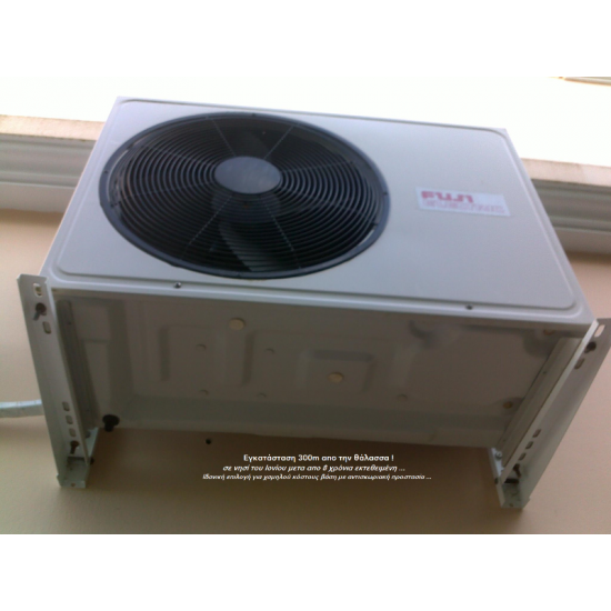 WALL-AIR-CONDITIONER-BRACKETS-FOLDABLE-WHITE-GALVANIZED-SEASIDE-15-24000BTU-AAA-LARGE-OPTION