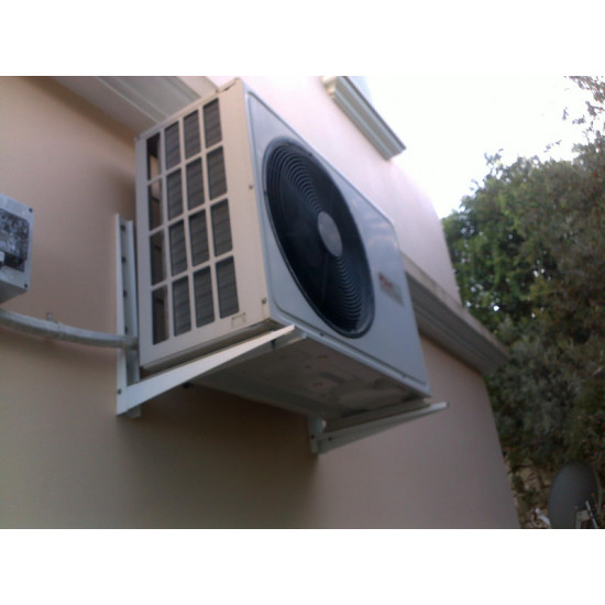 WALL-AIR-CONDITIONER-BRACKETS-FOLDABLE-WHITE-GALVANIZED-SEASIDE-9-12000BTU-SMALL-AAA-OPTION