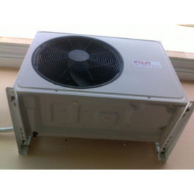 WALL AIR CONDITIONER BRACKETS FOLDABLE WHITE GALVANIZED SEASIDE SUITABLE FOR 9-12000 BTU SMALL AAA! OPTION