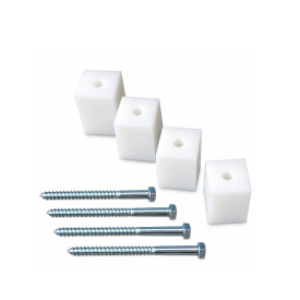 Thermal Facade Spacer (Set of 4 pcs.) for Wall-Mounted Air Conditioner Bracket ACRTOOLS