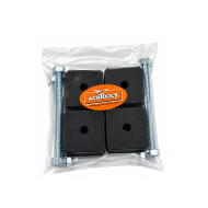 Adjustable PVC Thermal Insulation Spacer (Set of 4 pcs.) for Wall-Mounted Air Conditioner Brackets ACRTOOLS