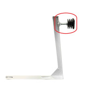 Adjustable PVC thermal insulation spacer for wall-mounted air conditioner bracket (set x 4 pieces) ACRTOOLS 