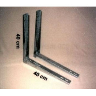 WALL AIR CONDITIONER BRACKETS FOLDABLE GALVANIZED SUITABLE FOR 9-12000 BTU AA! OPTION ACRTOOLS 