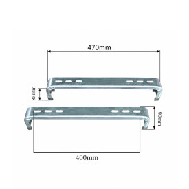 AIR CONDITIONER FLOOR BRACKETS STABLE GALVANIZED SUITABLE FOR 9-24000 BTU AAA! OPTION ACRTOOLS