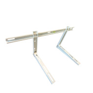 WALL AIR CONDITIONER BRACKETS FOLDABLE WHITE ACR380 Suitable for 9-12000 BTU Spirit Level AAA! OPTION ACRTOOLS