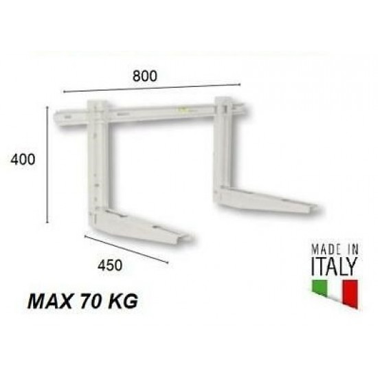 WALL-AIR-CONDITIONER-BRACKETS-FOLDABLE-WHITE-ACR420-9-18000BTU-spirit-level-AAA-OPTION-ACRTOOLS