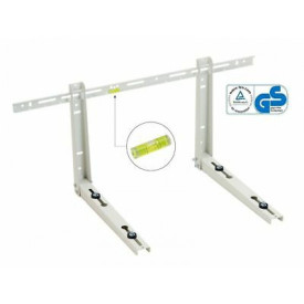 WALL AIR CONDITIONER BRACKETS FOLDABLE WHITE ACR420 SUITABLE FOR 9-18000 BTU spirit level AAA! OPTION ACRTOOLS
