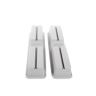 AIR CONDITIONER FLOOR BRACKETS STABLE PVC WHITE 450mm 22CF204B SUITABLE FOR 9-26000 BTU AAA! OPTION ACRTOOLS
