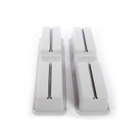 AIR CONDITIONER FLOOR BRACKETS STABLE PVC WHITE 450mm 22CF204B SUITABLE FOR 9-26000 BTU AAA! OPTION ACRTOOLS