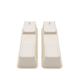 AIR CONDITIONER FLOOR BRACKETS STABLE WHITE PVC SUITABLE FOR 9-24000 BTU AAA! OPTION ACRTOOLS 