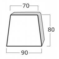AIR CONDITIONER FLOOR BRACKETS STABLE WHITE block 45cm PVC AAA! OPTION ACRTOOLS 