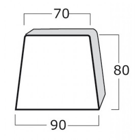 AIR CONDITIONER FLOOR BRACKETS STABLE WHITE block 45cm PVC AAA! OPTION ACRTOOLS 