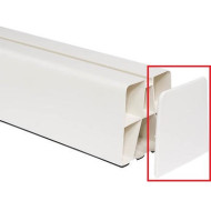 Floor bracket block side cap Vecamco