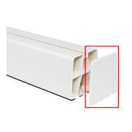 Floor bracket block side cap Vecamco