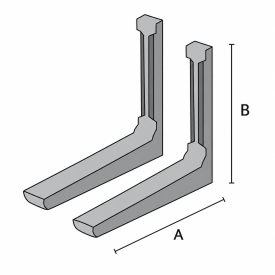 WALL AIR CONDITIONER BRACKETS STABLE SYNTHETIC SINGLE SEASIDE STAINLESS STEEL FOR 15-24000 BTU 52#45 90kg AAA! OPTION ACRTOOLS