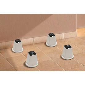 FLOOR BRACKETS (4 pcs) block white AA! OPTION ACRTOOLS